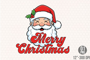 Merry Christmas, Santa PNG, an Illustration by Designking