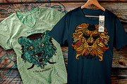 Ornamental doodle animals, an Animal Illustration by Oldy (Thumbnail 1 of 2)