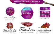 The Watercolor Branding Kit, a Graphic by Callie Rian & Co. (Thumbnail 4 of 11)