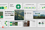 Modern Forestry PowerPoint, a Presentation Template by Loin Studio (Thumbnail 1 of 4)
