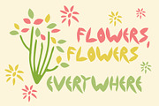 Simple Leaves - Handwritten Font, a Font by M.C. Iglesias (Thumbnail 4 of 10)