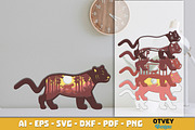 Safari Animal Laser Cut SVG Bundle, an Animal Illustration by OTVEY DESIGN (Thumbnail 3 of 13)