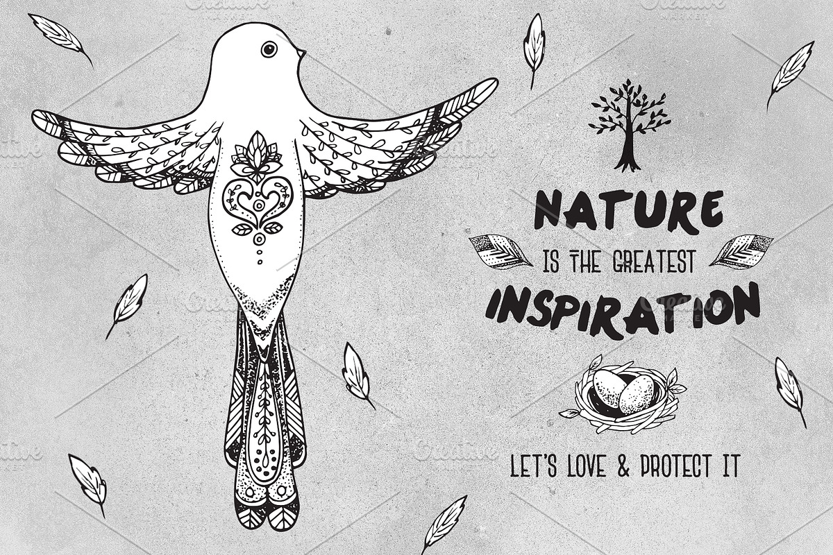 Vector Bundle Forest Tribe, an Animal Illustration by SoNice (Photo 6 of 6)