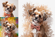Puppy Photo to Painting Effect, an Action Add-On by MRI STUDIO (Thumbnail 4 of 15)