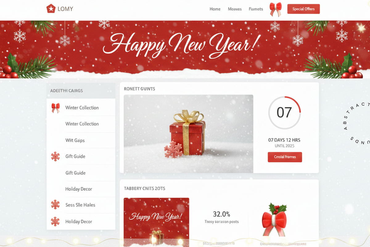 Cute Red Fluffy Xmas Set, a Solid Icon by Lumeno (Photo 6 of 6)