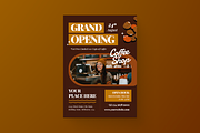 Grand Opening Coffee Shop Flyer, a Flyer Template by MMPixelCraft (Thumbnail 6 of 6)