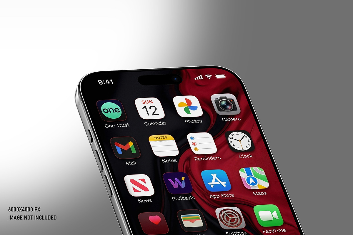 iPhone 17 Pro Max Close-up Mockup, an iPhone Mockup by pixelmock (Photo 11 of 22)
