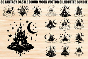 Fantasy Castle Cloud Moon Bundle