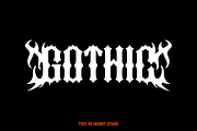 Scomgah Gelojas - Medieval Font, a Blackletter Font by Iqsiart Studio (Thumbnail 2 of 9)