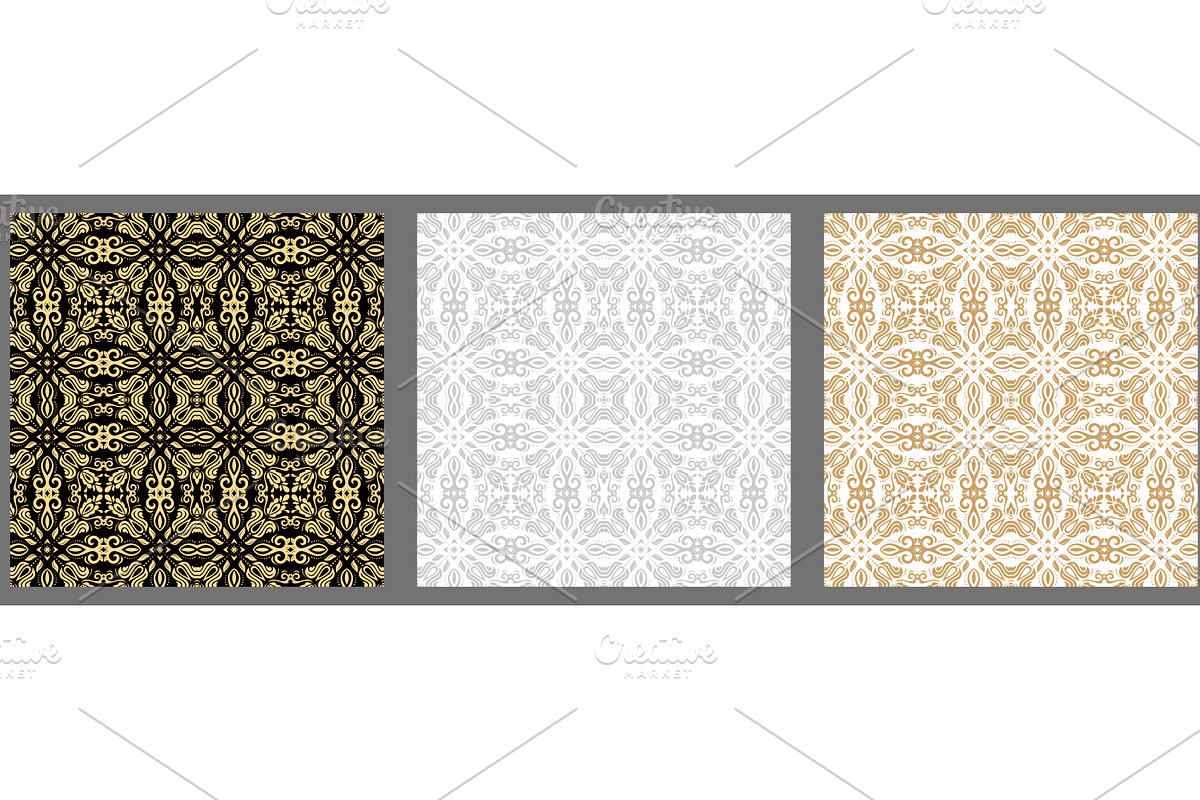 Set of Classic Orient Seamless, a Pattern Graphic by FineArtStudio (Photo 1 of 3)
