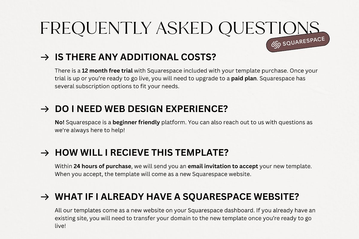 Squarespace Website Template Pink, a Squarespace Template by Breah Designs (Photo 9 of 10)