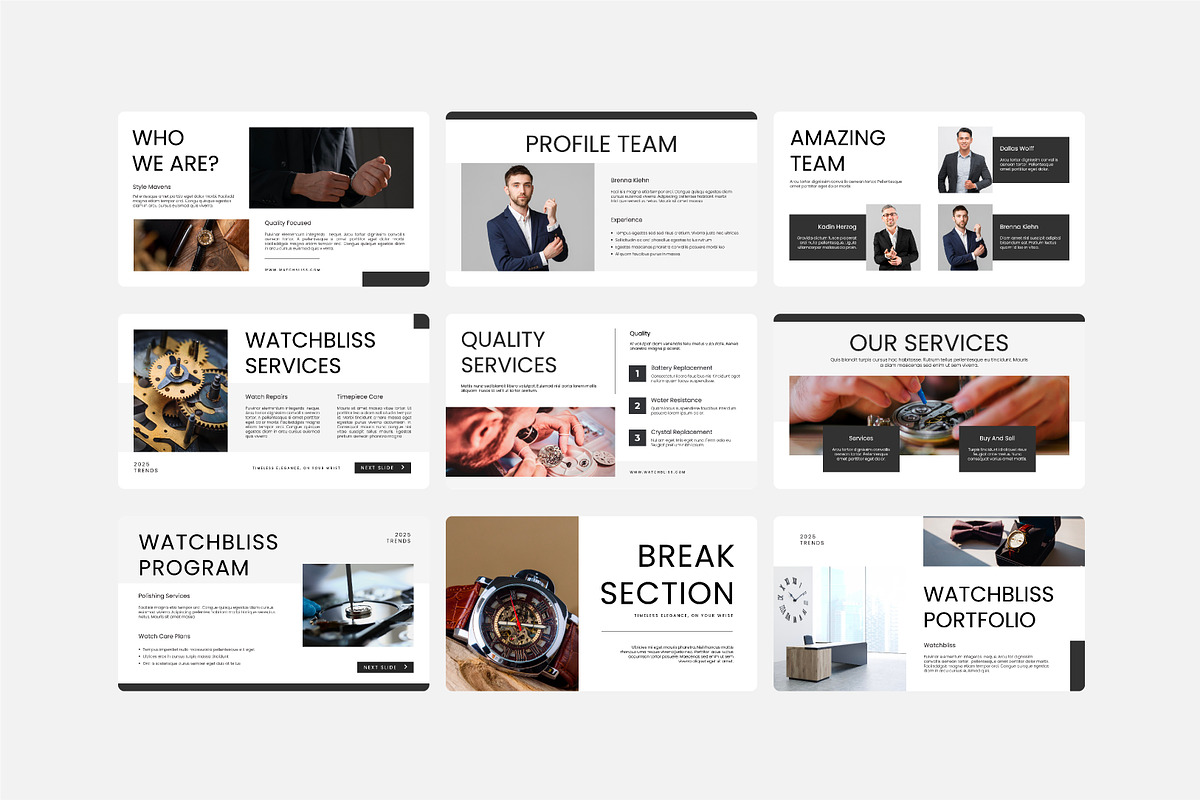Minimalis Watch Keynote Presentation, a Presentation Template by Kren Studio (Photo 8 of 9)