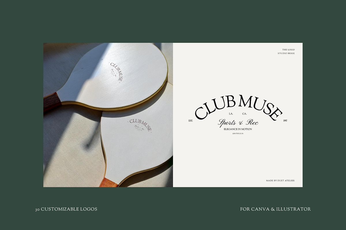 MUSE CLUB | Logo Collection, a Branding & Logo Template by Duet Atelier (Photo 12 of 15)