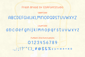 Fresh Bread Cute Handwriting Font