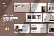 Lotus Minimal Presentation Template, a Presentation Template by slidestock55 (Thumbnail 1 of 9)