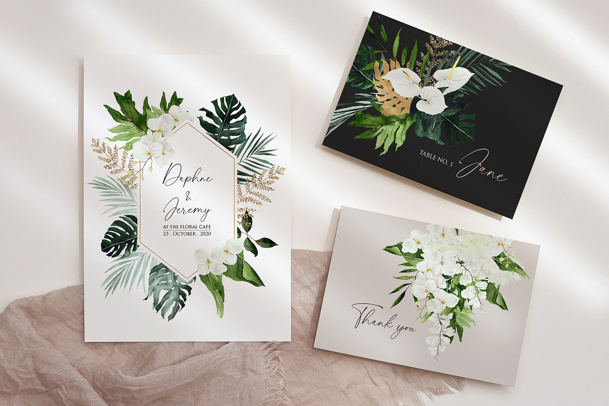 OASIS green - Wedding clipart, an Illustration by Beigetime (Photo 8 of 11)
