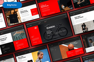 Gamal – Business Keynote Template, a Presentation Template by Dens Creative Studio