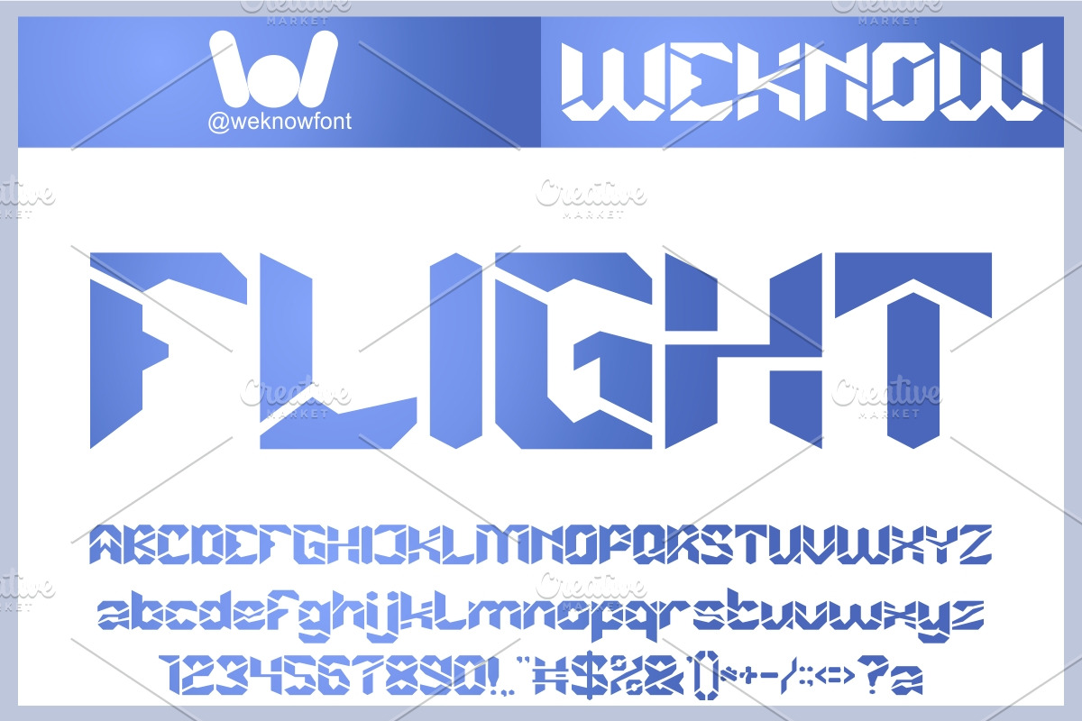 Autonomous Flight font, a Blackletter Font by weknow (Photo 5 of 8)