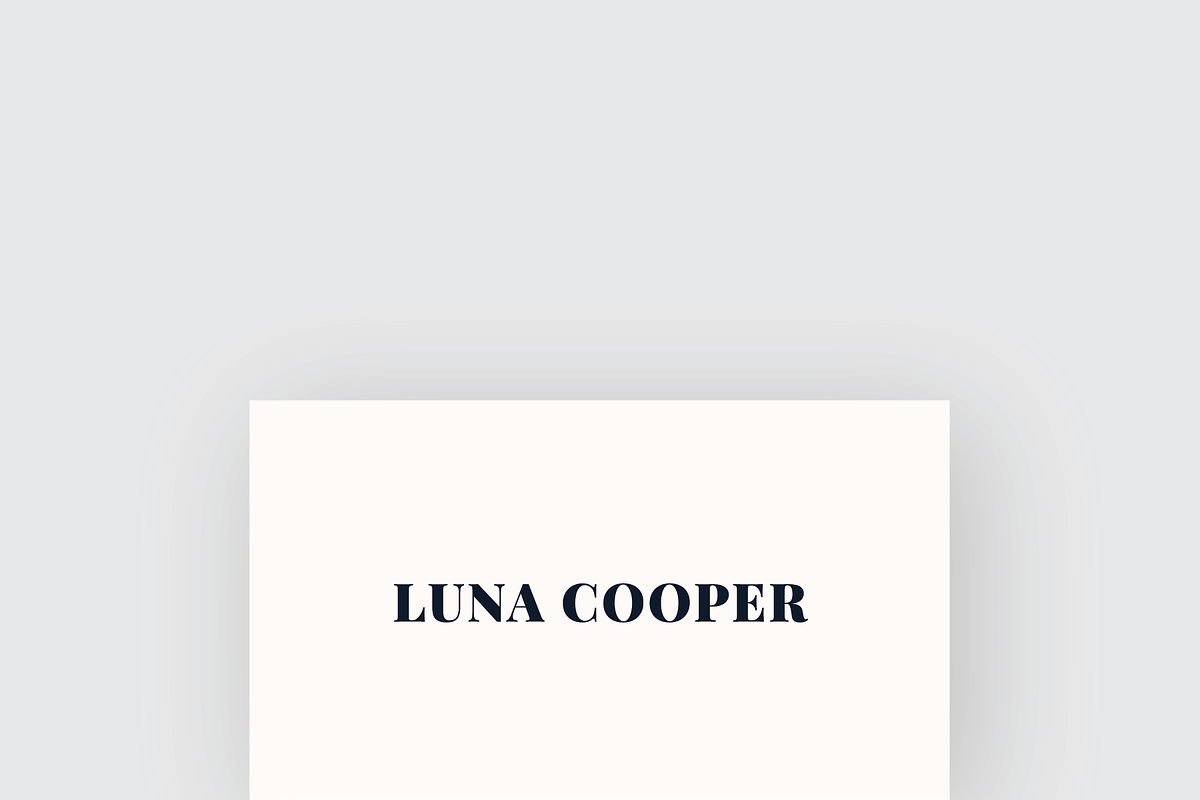 Minimal Business Card Template, a Business Card Template by designprettythings (Photo 2 of 3)