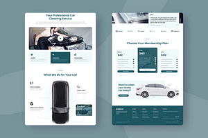 BubBlast - Car Wash Landing Page