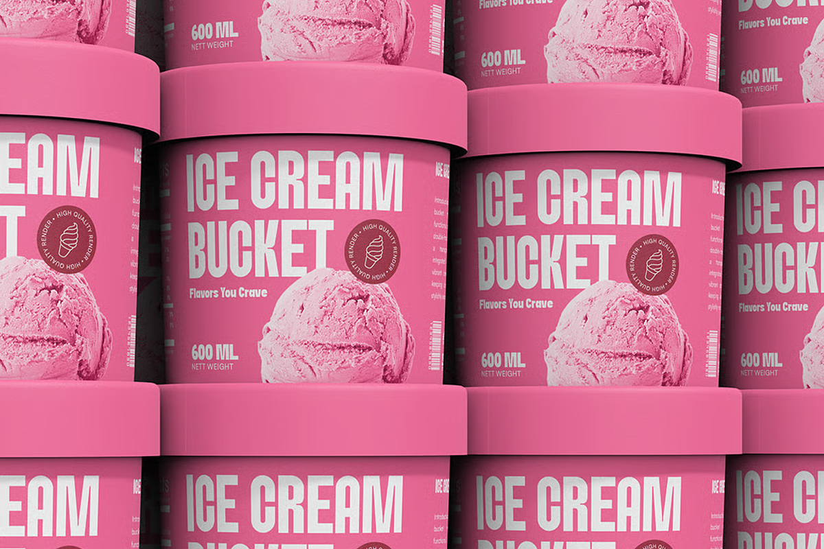 Ice Cream Cup Mockup, a Cups & Container Mockup by graphicsauce (Photo 2 of 4)