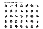 2000+ Isometric Icons Set, an Outline Icon by Brickclay (Thumbnail 27 of 37)