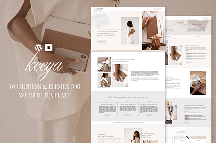 Keeya | WordPress, Elementor pro, a WordPress Template by DesignWithCris