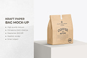 Kraft Paper Bag Mockup Packaging, a Packaging Mockup by Ram Studio LLC (Thumbnail 1 of 4)