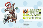 Collage Universe Kit (444 PNG files), an Object Graphic by Megan Aili Designs (Thumbnail 2 of 12)
