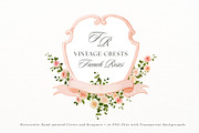 Crests and monograms with roses, a Decorative Illustration by AnnelyBlooms (Thumbnail 1 of 9)