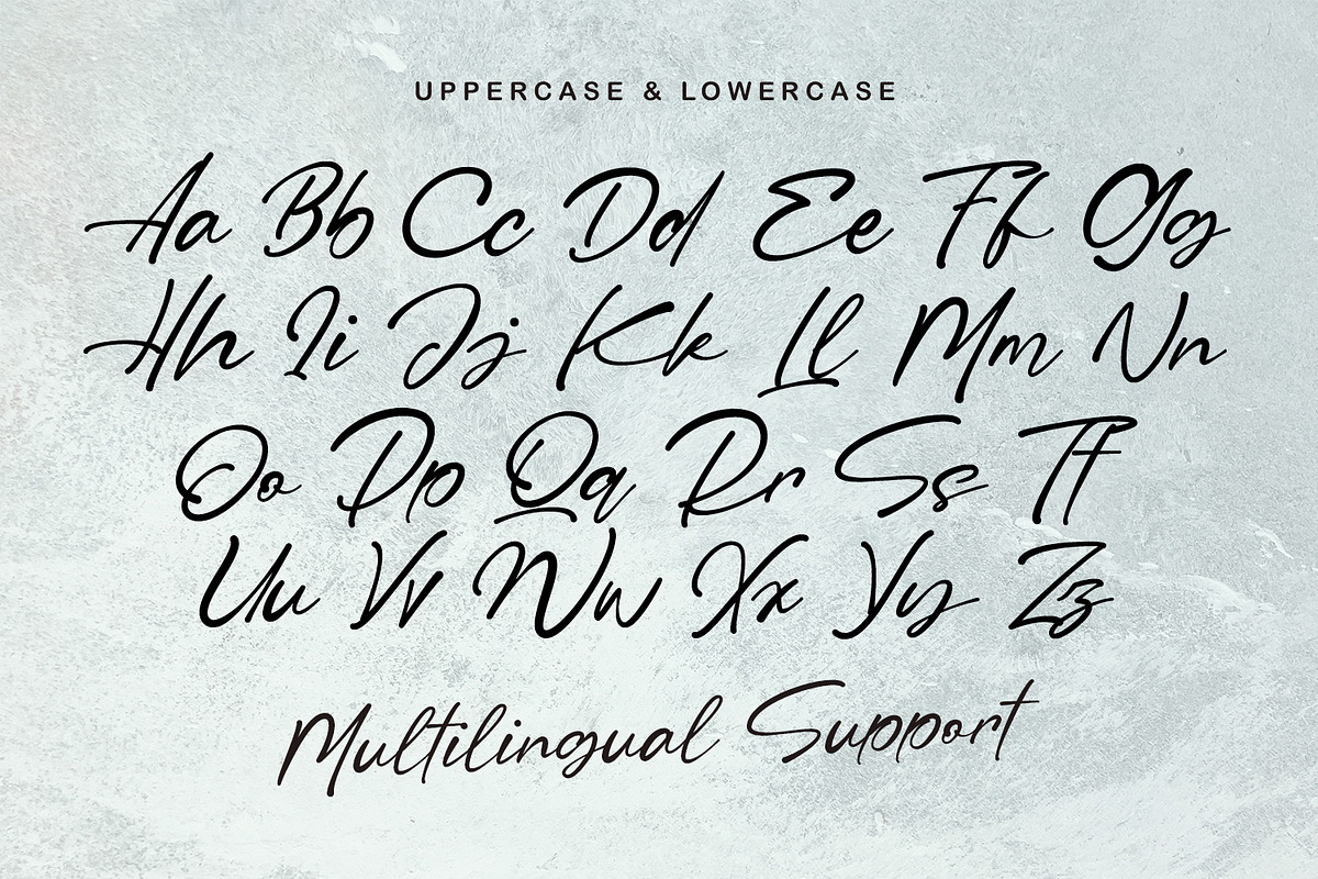 Sigagag Signature Display Font, a Script Font by Maulana Creative (Photo 6 of 7)