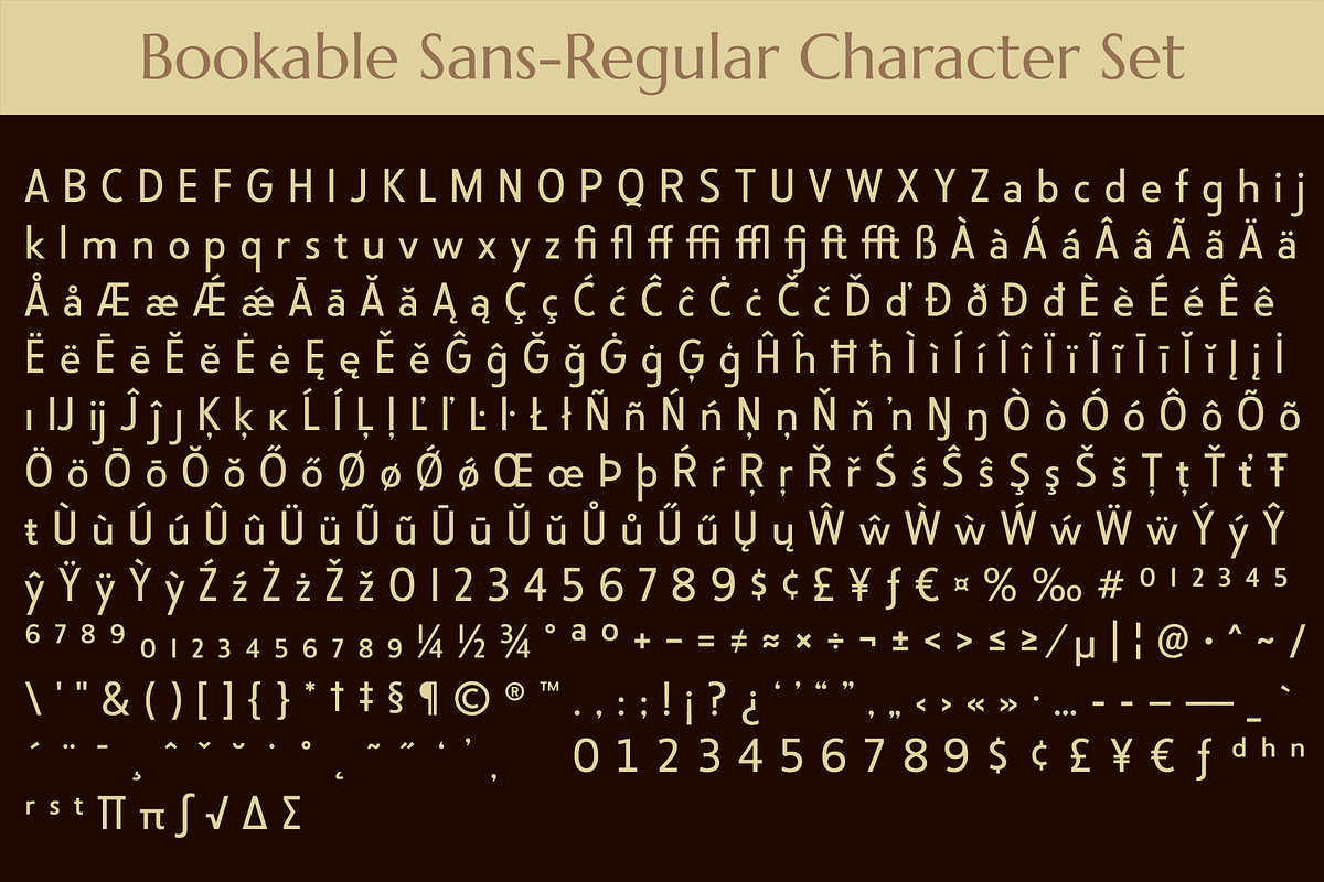 Bookable Sans Collection, a Sans Serif Font by Stiggy & Sands (Photo 9 of 12)