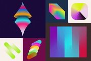 Blender 2: 160 Gradient Blend Shapes, an Object Graphic by RuleByArt (Thumbnail 8 of 23)