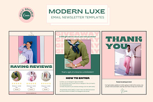 Email Newsletters Canva Templates