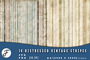 Distressed Vintage Stripes, a Texture Illustration by Joaquin Fernandez Studio (Thumbnail 4 of 6)