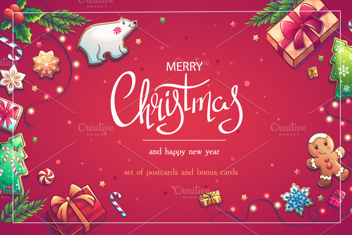 Merry Christmas and New Year 6, a Card Template by Nearbirds (Photo 1 of 5)