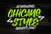 Chicano Style | Graffiti Font, a Handwritten Font by Denustudios (Thumbnail 1 of 12)