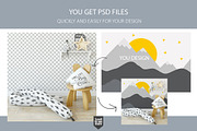 KIDS Fabric Mockup Pack - 1, a Household Mockup by Yuri-U (Thumbnail 18 of 21)