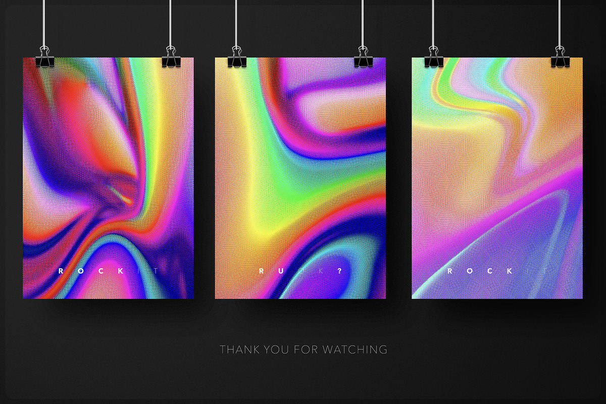 Vivid — Acid Gradient Textures, a Background Graphic by Milka