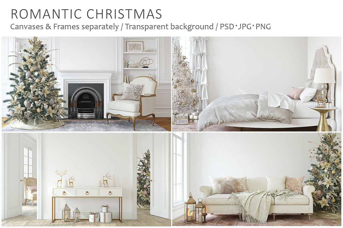 BIG BUNDLE Christmas Mockups, a Poster Template by MyHomeMockups (Photo 4 of 11)
