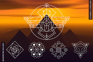 100 Sacred Geometry Symbols