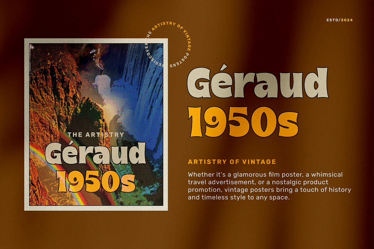 Super Bright - Classic Display Font, a Font by Ali Hamidi (Photo 3 of 10)