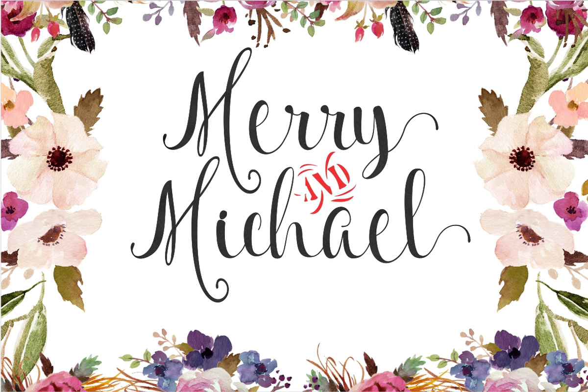Cherry Blossom, a Script Font by Genesis Lab (Photo 4 of 5)