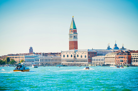 Venice cityscape with St Mark's Campanile, an Architecture Photo by Vapi