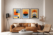 Geometric Printable Wall Art Prints, a Background Graphic by C Design Studio (Thumbnail 2 of 17)