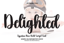Delighted | Script Font