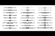 Vintage decorative dividers, a Decorative Illustration by Vector Tradition (Thumbnail 1 of 3)