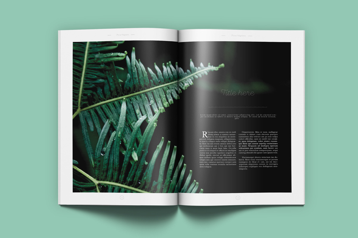 Floral Magazine, a Magazine Template by Kahuna Design (Photo 10 of 13)