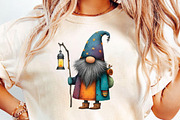 Quirky Christmas Gnome Clipart, an Illustration by DreamCafeArt (Thumbnail 6 of 6)