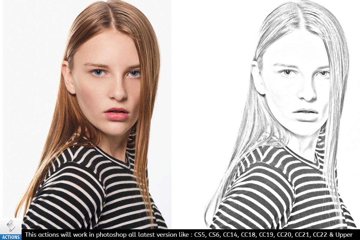 BUNDLE! 6 in 1 Sketch Action-80% OFF, an Action Add-On by Vatdesign (Photo 9 of 15)